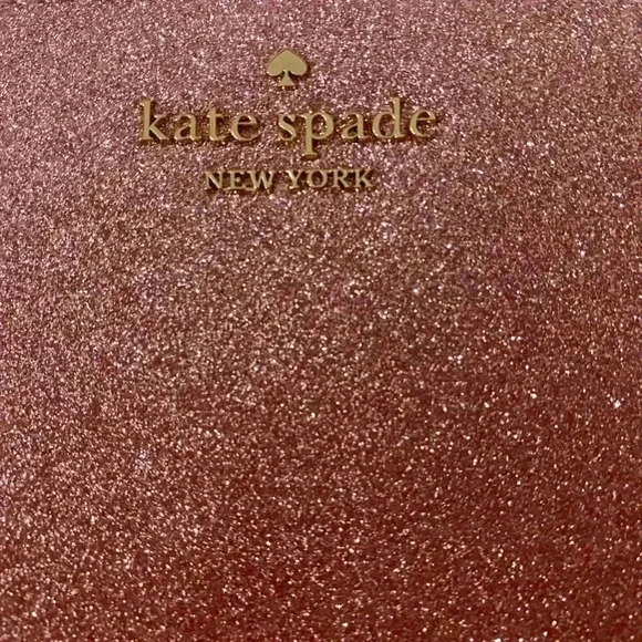 Kate Spade Full Zip Pink Glitter Wallet, NWT (box) - Picture 5 of 9